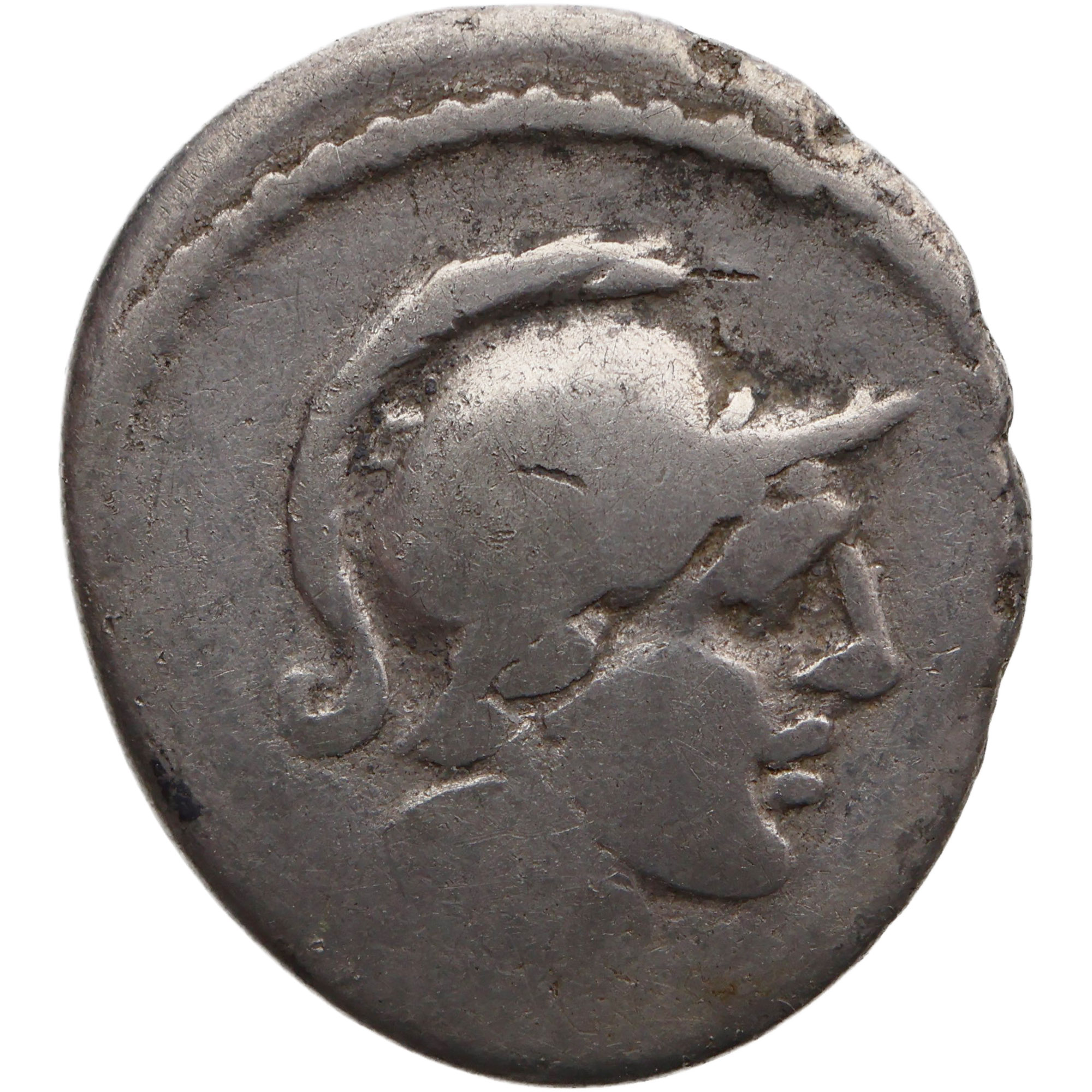 48 BC Roman Republic Denarius Decimus Junius Brutus Albinus Coin
