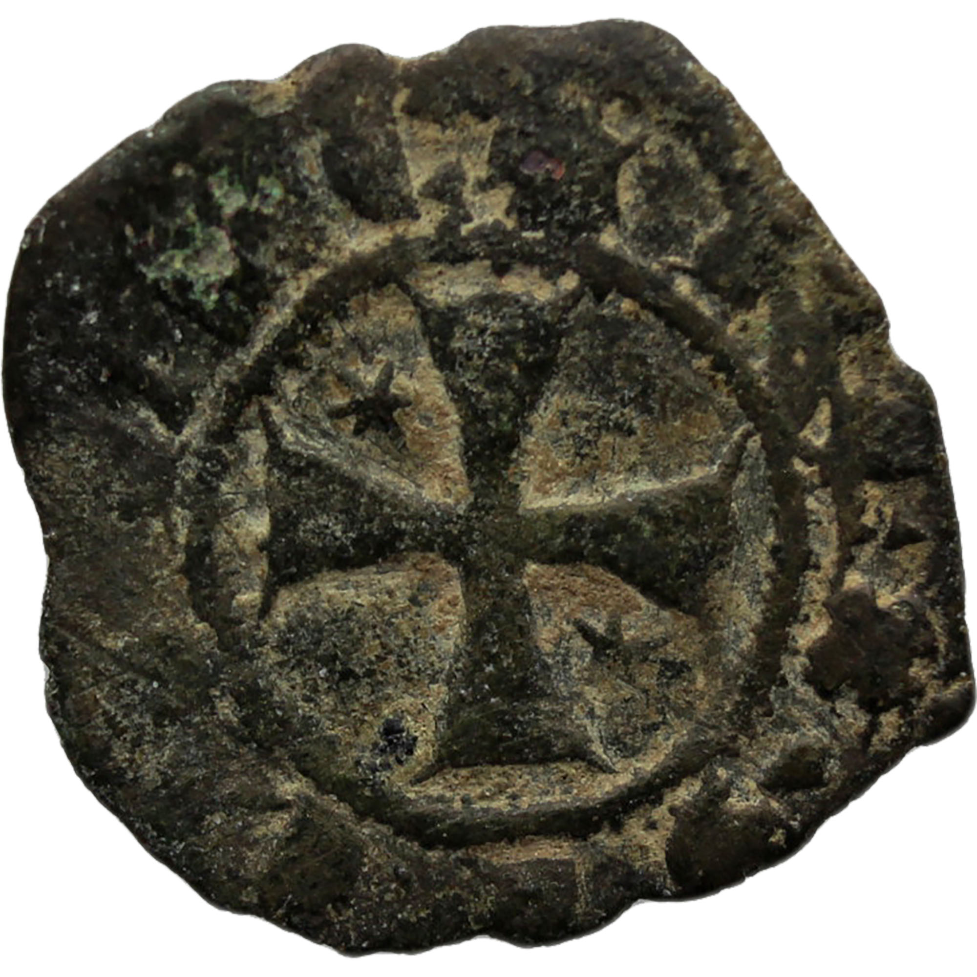 1296-1337 Denaro Kingdom of Sicily Coin Italy Federico III d'Aragona Messina Mint