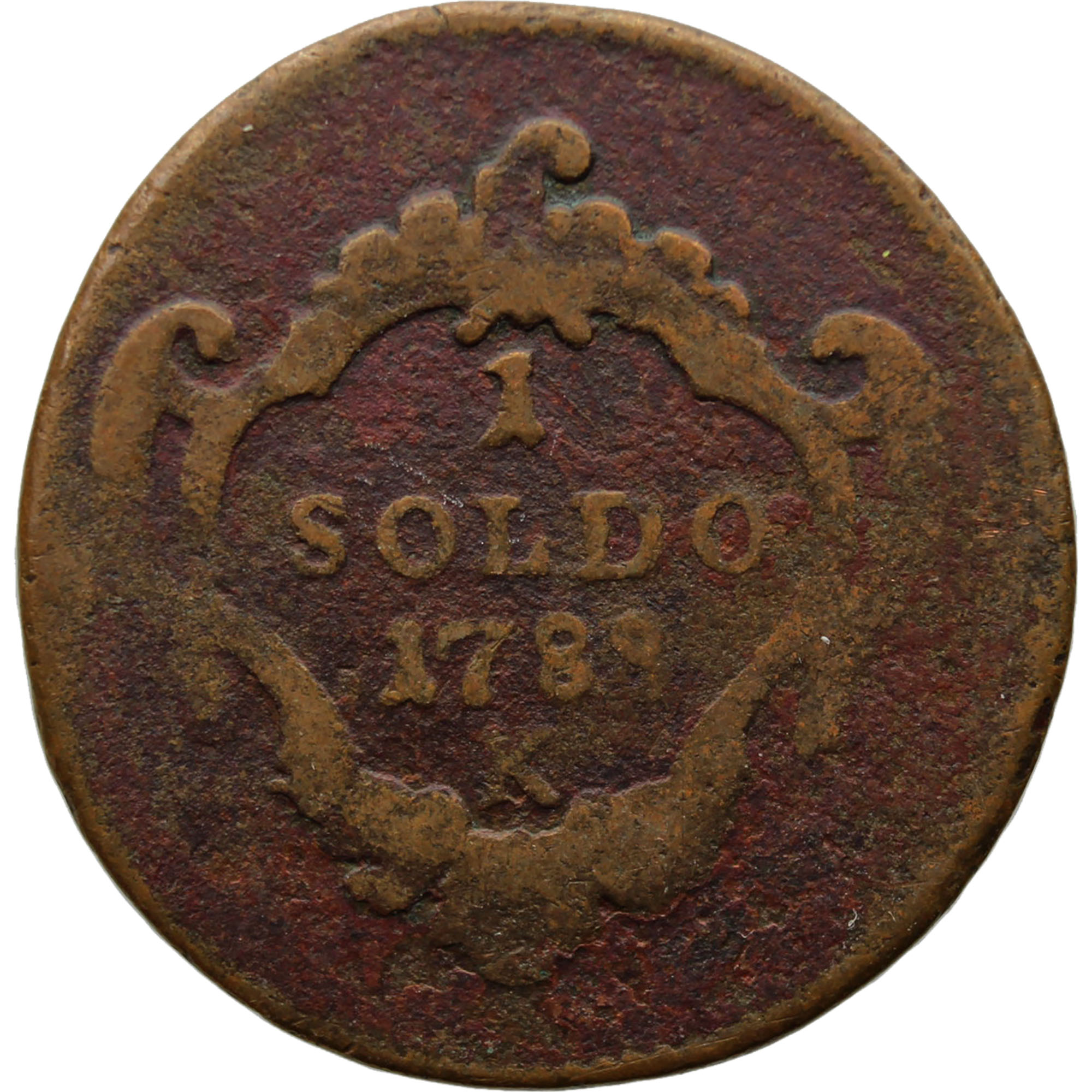1788 K 1 Soldo County of Gorizia Italian State Leopoldo II Kremnitz Mint