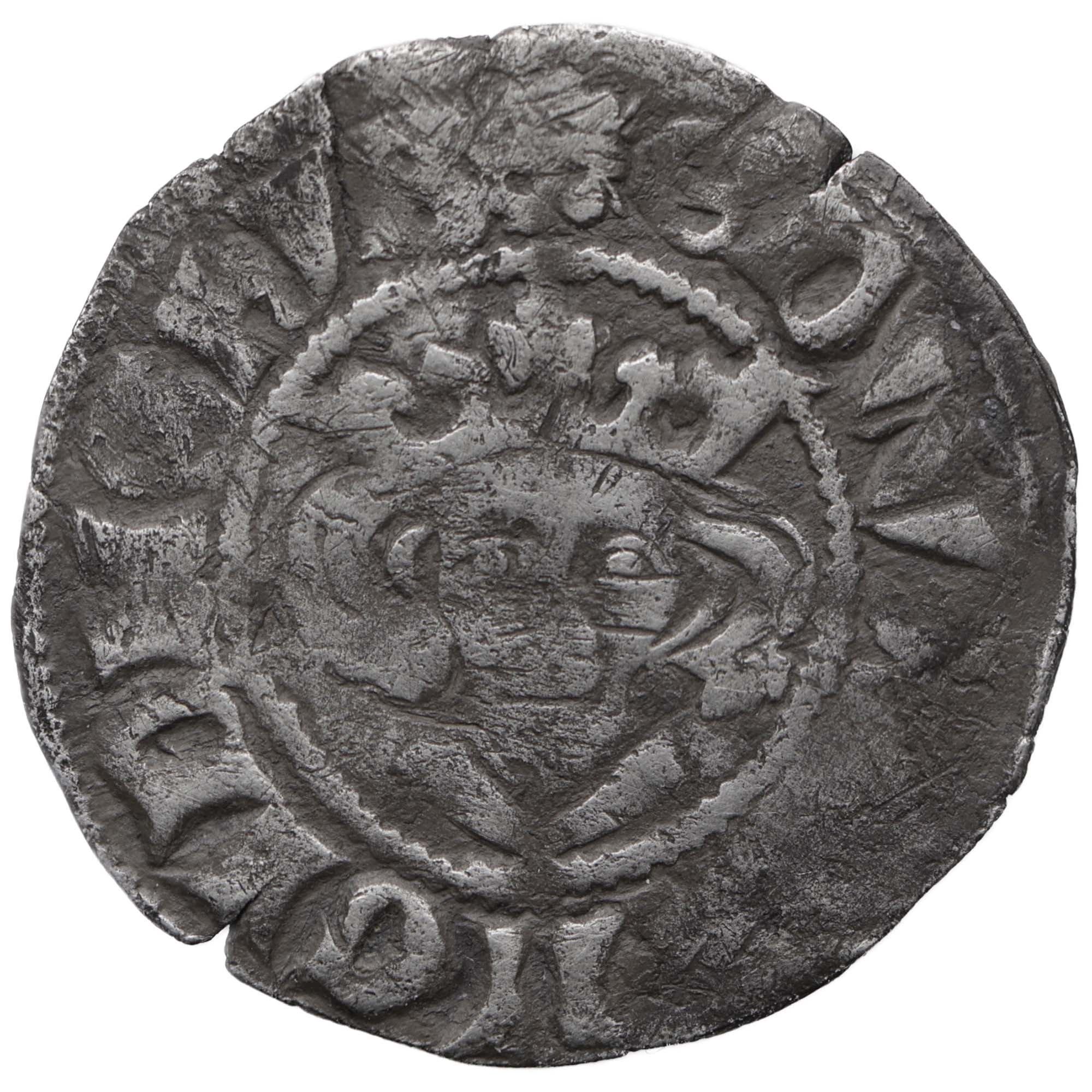 1299-1301 Edward I Penny England Coin Durham Mint Sterling type; class 9b