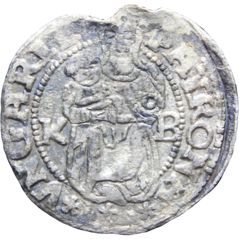 1526 – 1564 Hungary Ferdinand I Silver Denar Coin Kremnitz Mint