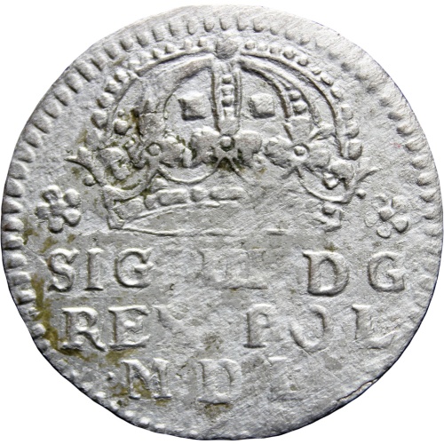 1609 Grosz Sigismund III Groschen Polish–Lithuanian Commonwealth Silver Coin Mint Krakow