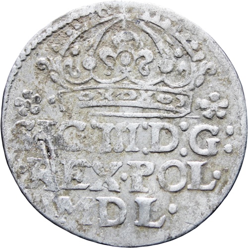 1614 Grosz Sigismund III Groschen Polish–Lithuanian Commonwealth Silver Coin Mint Krakow