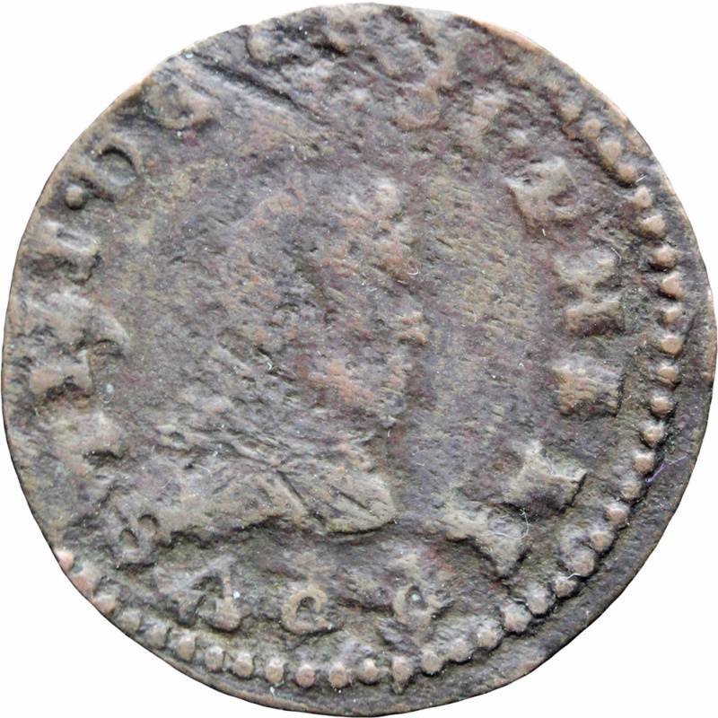 1660 - 1664 Philip IV of Spain 16 Maravedis Coin