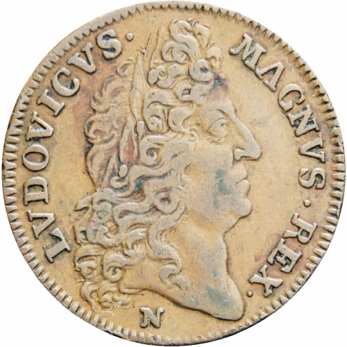 1695 France Louis XIV Token Sensit La Ville de Paris