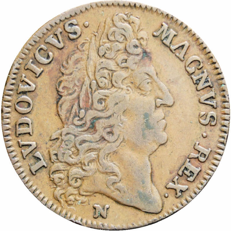 1695 France Louis XIV Token Sensit La Ville de Paris