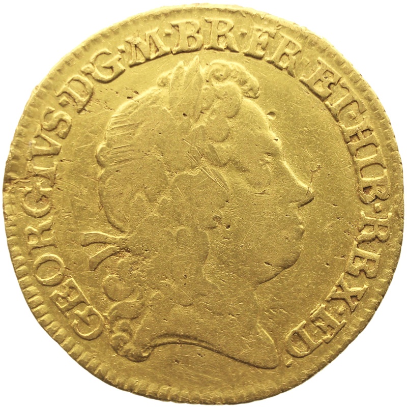 1717 Half Guinea George I Gold Coin UK