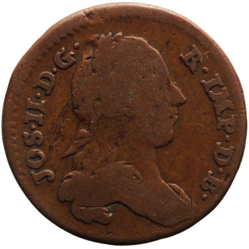 1789 1 Liard 1 Oorden Austrian Netherlands Joseph II Coin