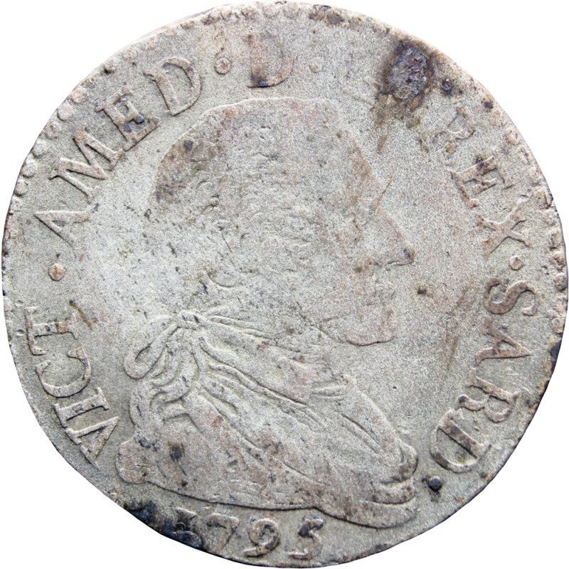 1795 20 Soldi Victorio Amedeo III Italian states Sardinia Turin Mint