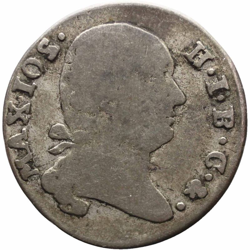 1803 6 Kreuzer Germany Electorate of Bavaria Coin Maximilian Josef IV