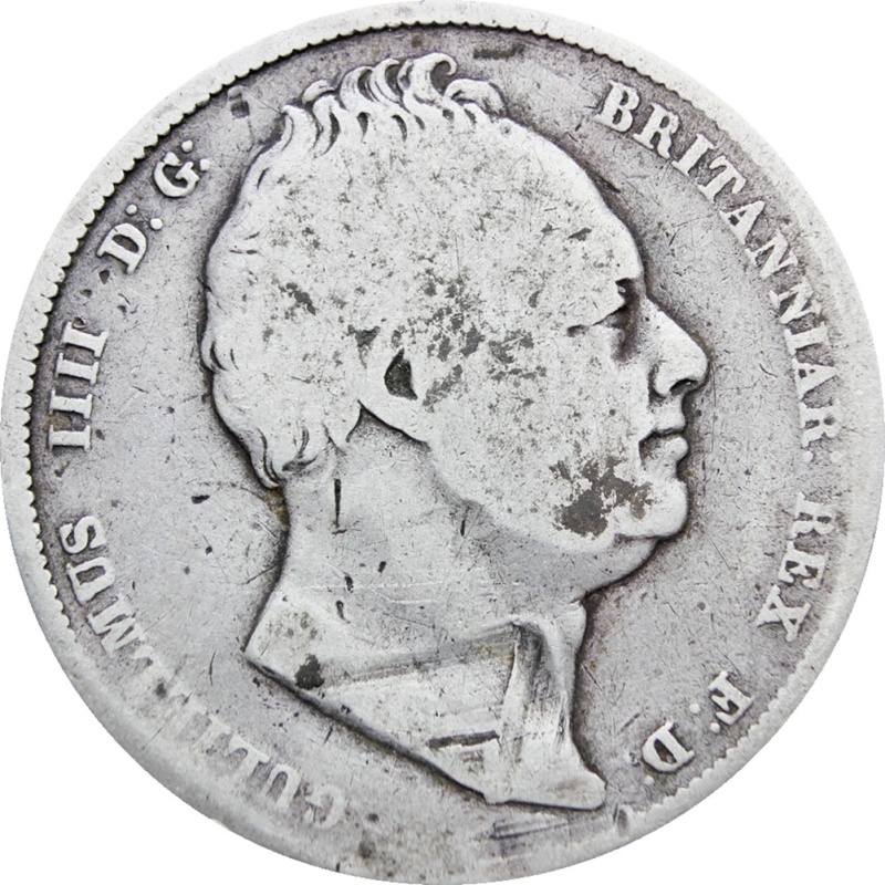 1834 Great Britain Half Crown William IV Silver Coin