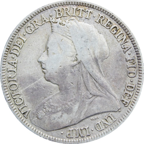 1898 Shilling Queen Victoria Great Britain Silver Coin