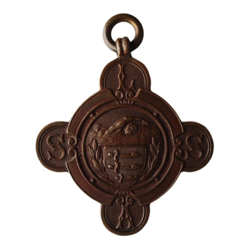 1905 Essex SLSA Life Saving Swimming Medal E. Myers Award British