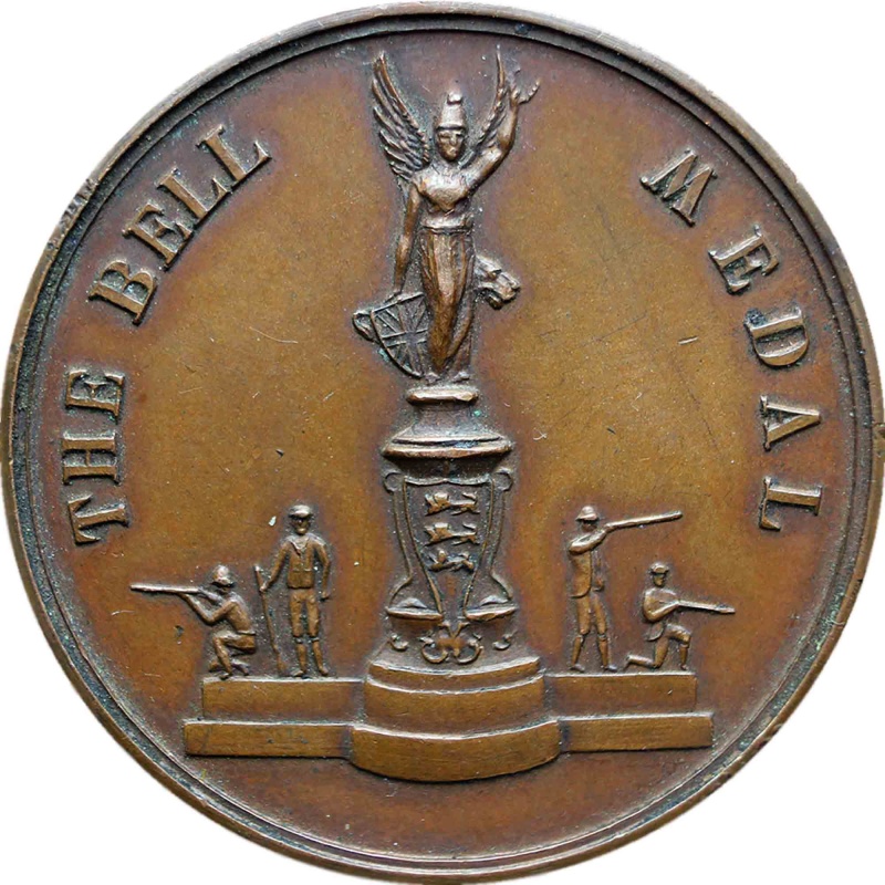 1909 British Shooting Medal Society of Miniature Rifle Clubs Bell Medal