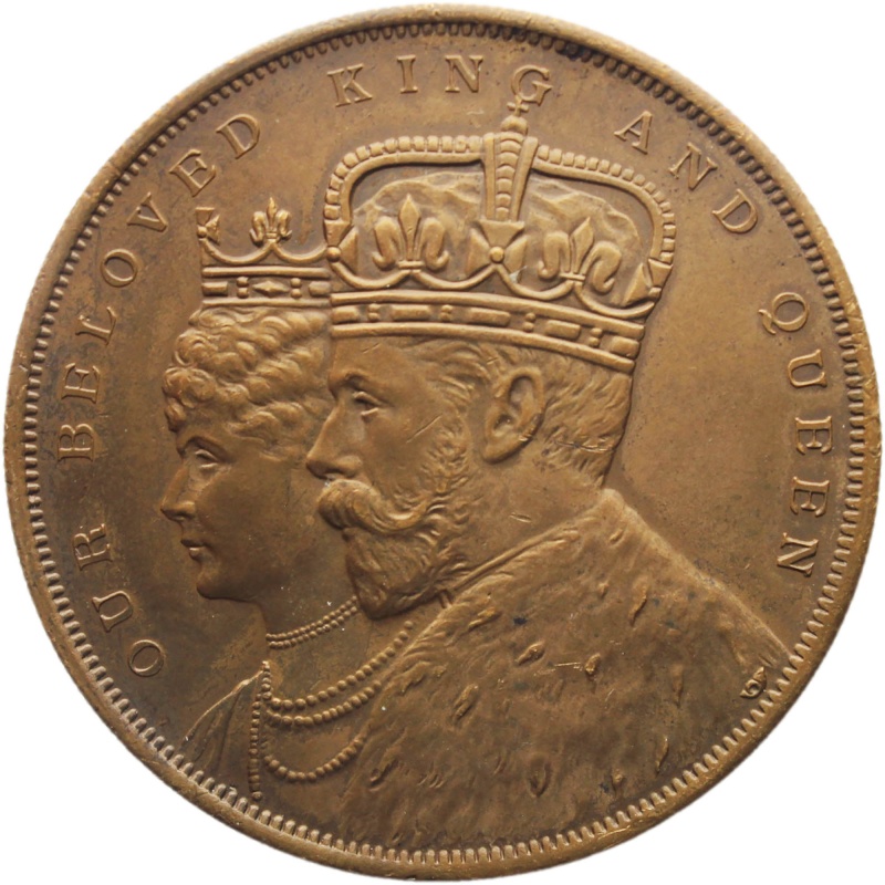 1911 George V Coronation Medal United Kingdom Antique