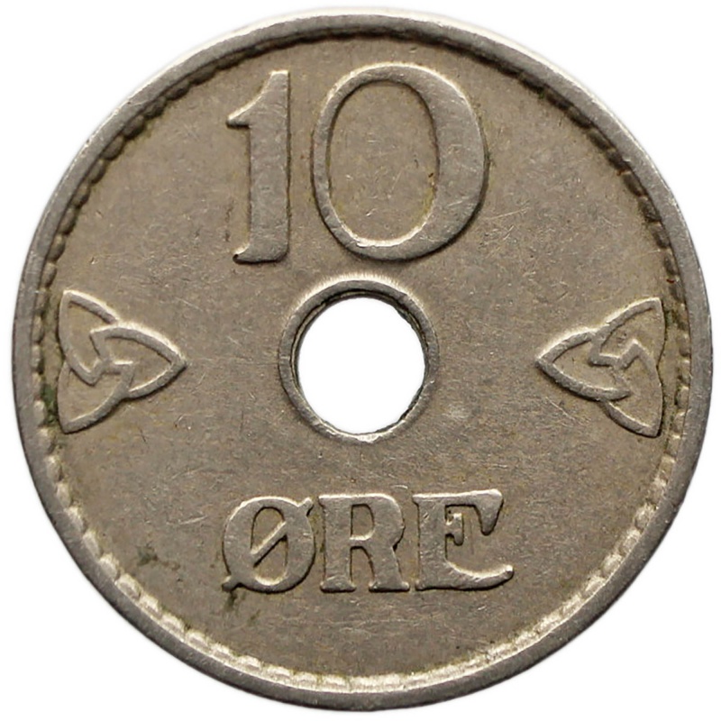 1940 10 Øre Norway Haakon VII Coin