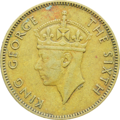 1950 Jamaica George VI Half Penny Coin