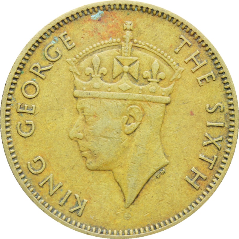 1950 Jamaica George VI Half Penny Coin
