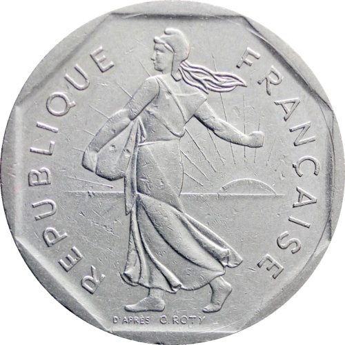 1979 2 Francs France Coin