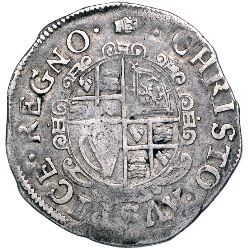 1636 - 1638 Shilling Charles I Coin England group E, mm Tun, type 3a