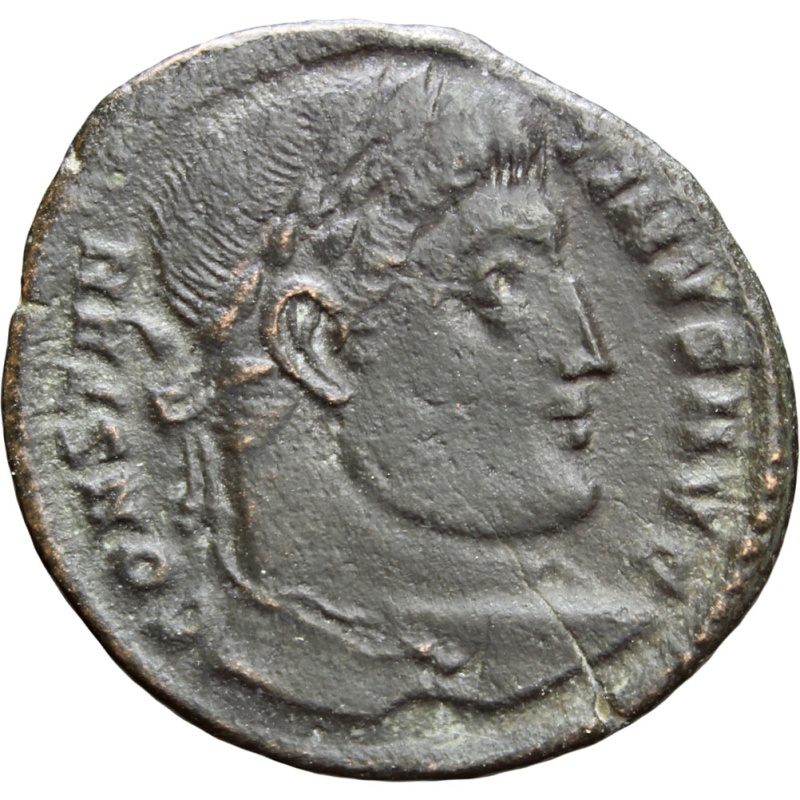 307 - 337 A.D Roman Empire Constantine the Great Bronze AE3 Coin Trier Mint SARMATIA DEVICTA