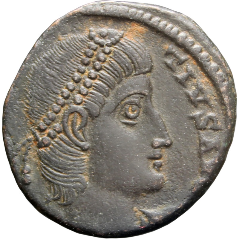 337 - 361 A.D. Roman Empire Constantius II Bronze AE4 Coin Antioch Mint