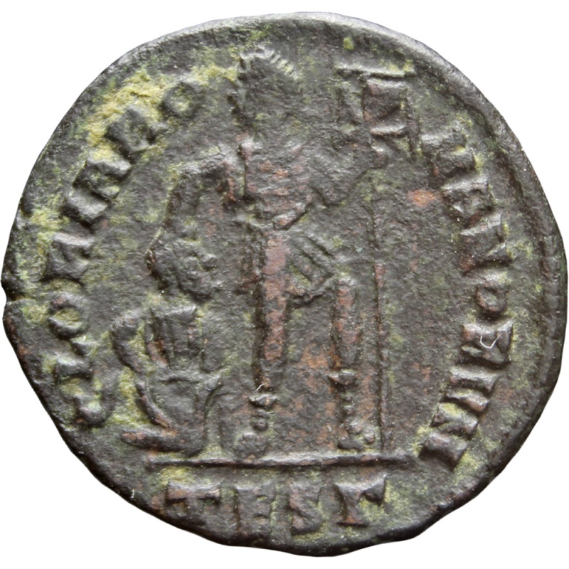 364 - 378 A.D Eastern Roman Empire Valens Bronze AE3 Coin Thessalonica Mint