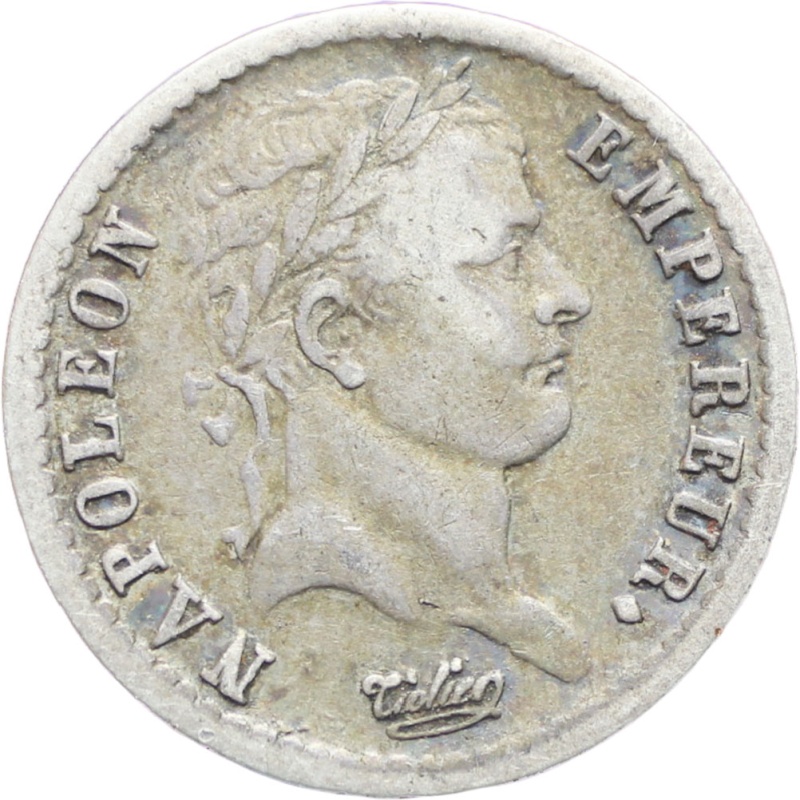 France Napoleon 1812 Demi Franc Silver Coin