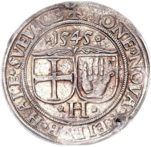 Germany, Schwäbisch Hall, city. 1/2 Taler 1545