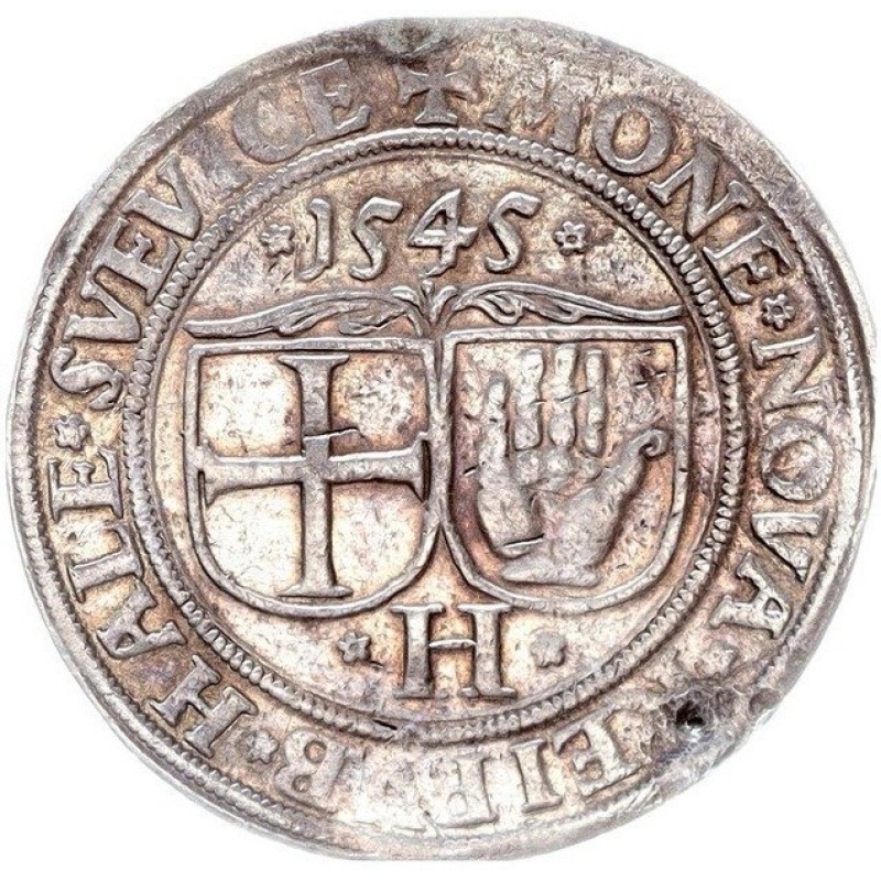 Germany, Schwäbisch Hall, city. 1/2 Taler 1545
