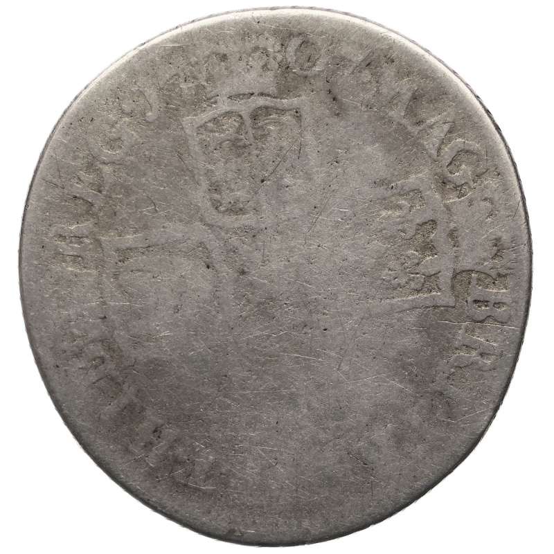 1707 Shilling Anne Coin Edinburgh Mint UK 2nd bust