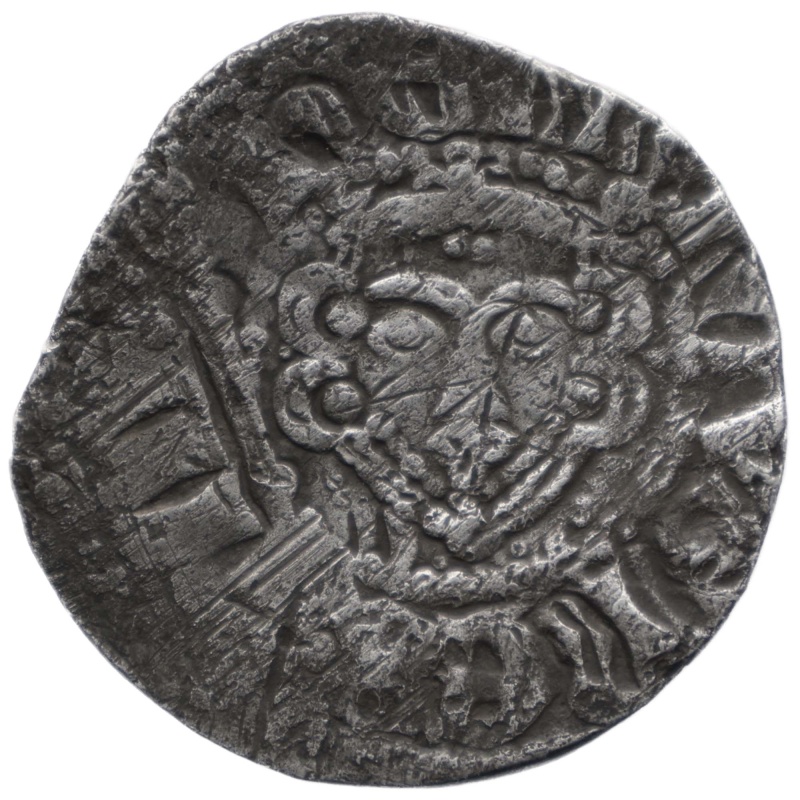 1258 - 1270 One Penny Henry III Long Cross Type England Coin London Mint