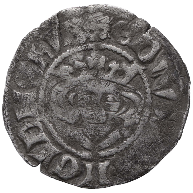 1299-1301 Edward I Penny England Coin Durham Mint Sterling type; class 9b