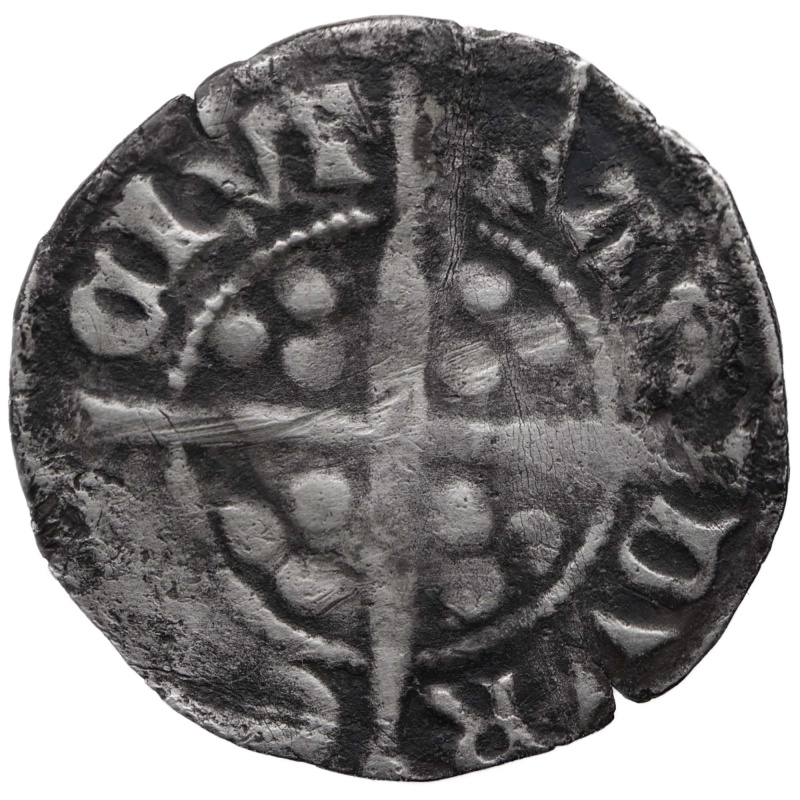 1299-1301 Edward I Penny England Coin Durham Mint Sterling type; class 9b