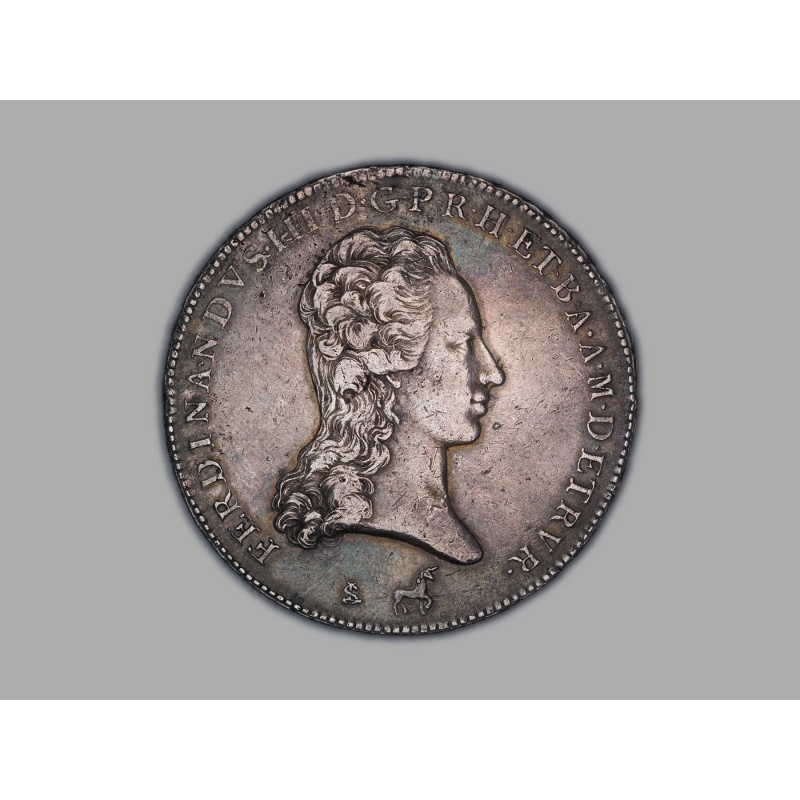 Italy, Granduchy of Tuscany Ferdinando III di Lorena (1791-1824). Francescone 1794