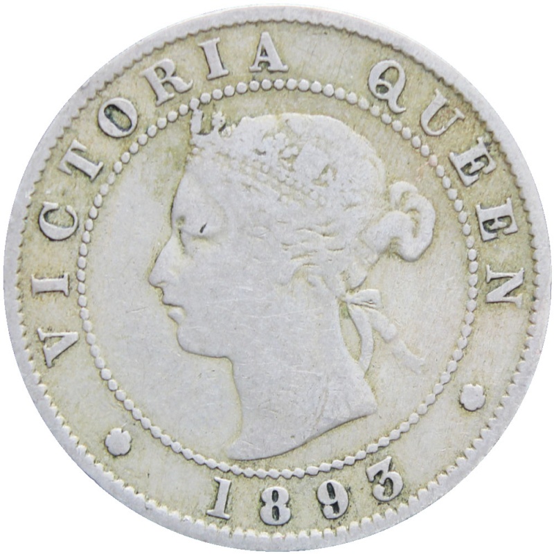 Jamaica Queen Victoria 1893 Half Penny Coin