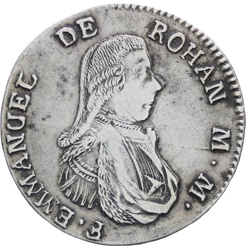 Malta 1796 Emmanuel de Rohan One Scudo Coin Silver