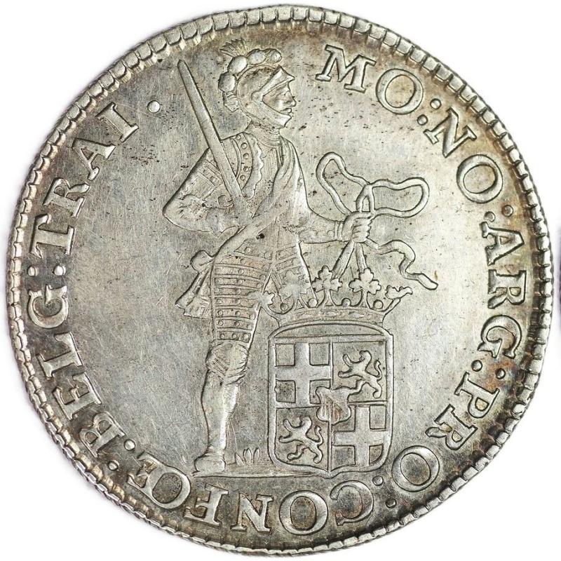 Netherlands, Utrecht Halve Zilveren Dukaat Cable edge 1765