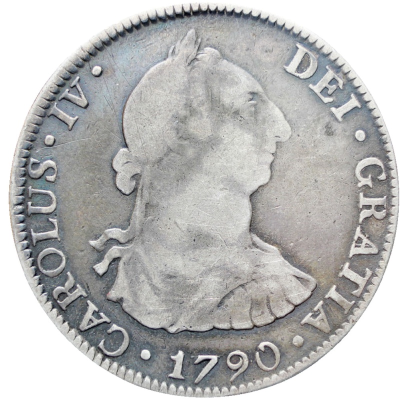 Spain Mexico 1790 4 Reales Carlos IV Coin