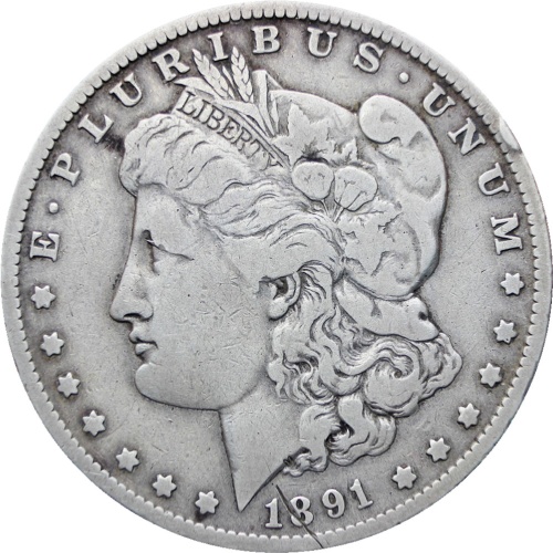 United States 1891 Morgan Dollar New Orleans Mint