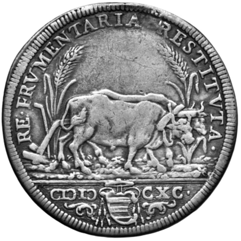 Italy, Papal State Alessandro VIII (1689-1691). Testone 1690