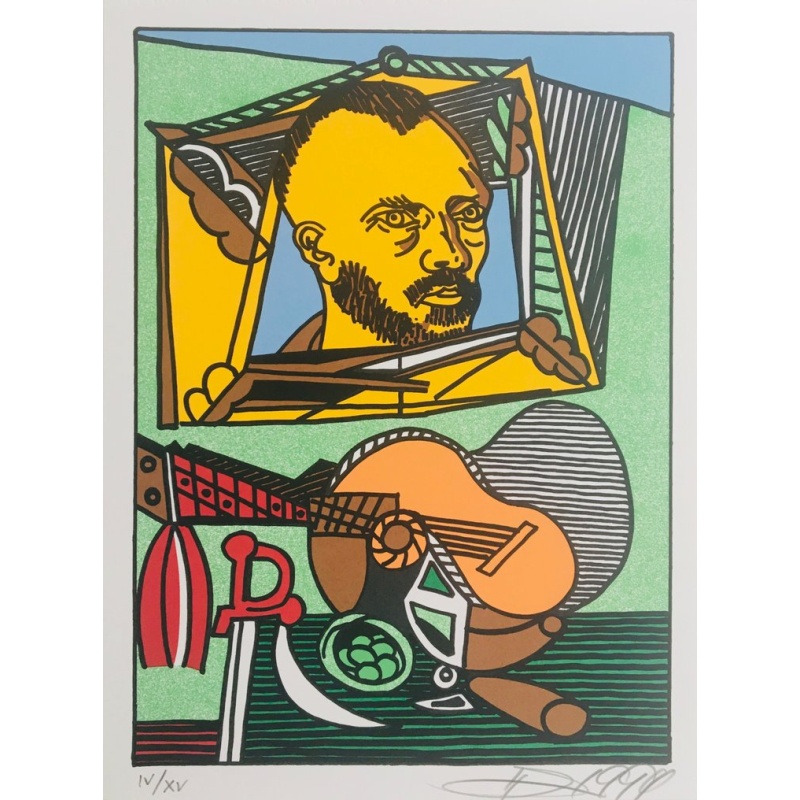 Errö (1932) - Vincent Van Gogh - Sérigraphie originale signée