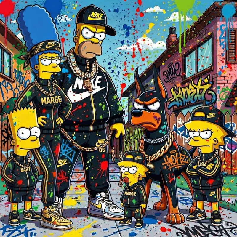 LuisonArt - "Straight Outta Springfield: Hypebeast Family"