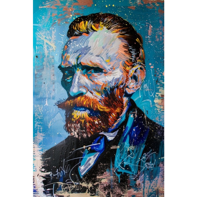 Dine Chanima (XX-XXI) - (XXL) Giant Street Art Graffiti of Van Gogh