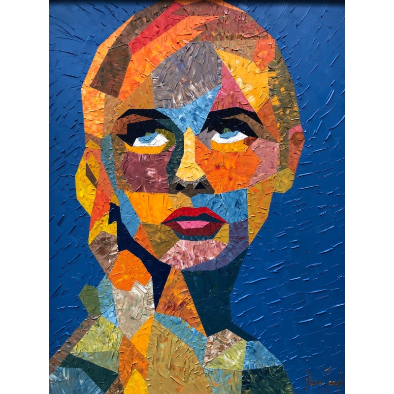 Pierre Joseph - Mosaic de la femme à la tresse