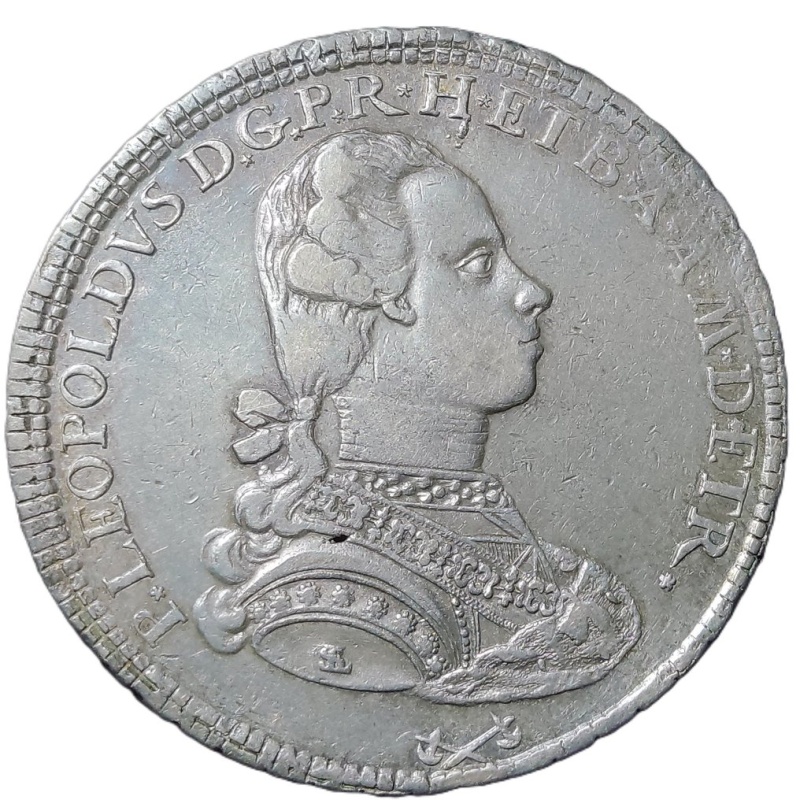 Italy, Granduchy of Tuscany Pietro Leopoldo di Lorena. Francescone 1777