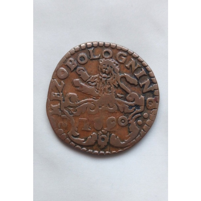 Italy, Bologna Alessandro VIII (1689 – 1691). 1/2 Bolognino 1690