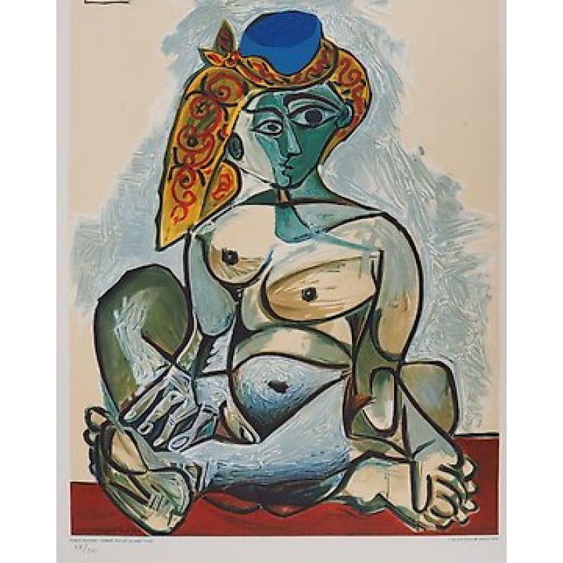 Pablo Picasso (1881-1973) - Femme nue au bonnet turc
