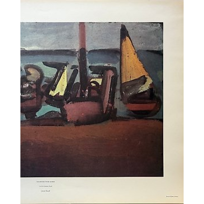 Georges Rouault (1817-1958) - Zeilboten voor Anker