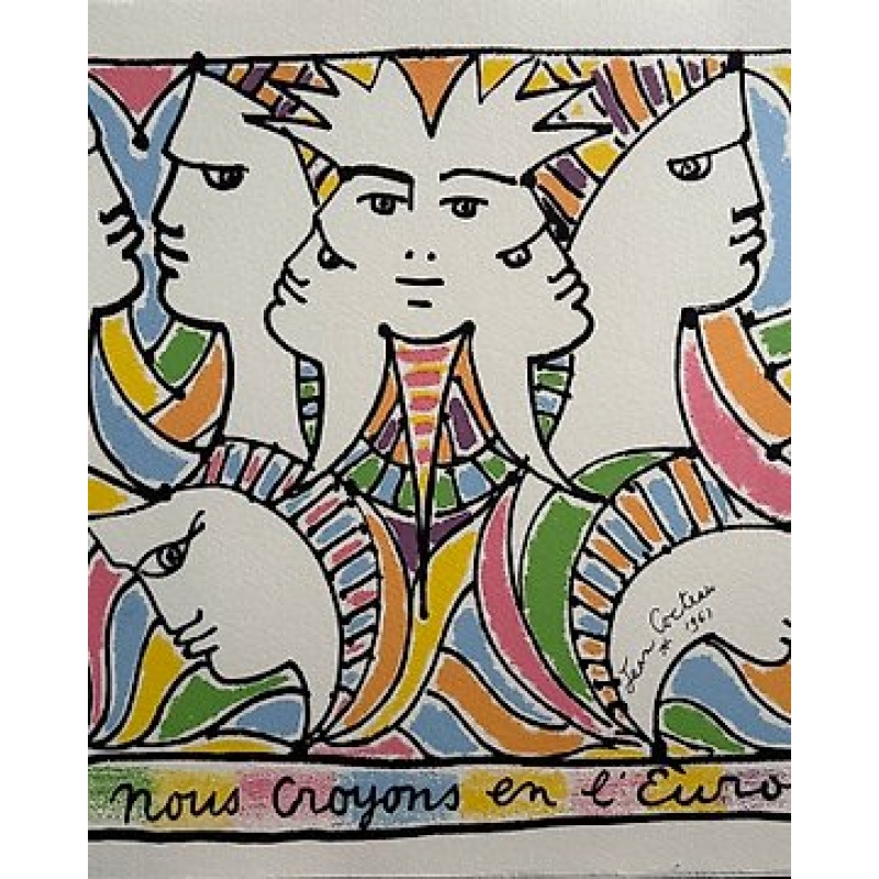 Jean Cocteau (1889-1963) - Nous croyons en l'Europe